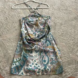 groovejet mini dress paisley